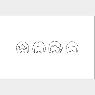 Beatles Minimalism Posters and Art